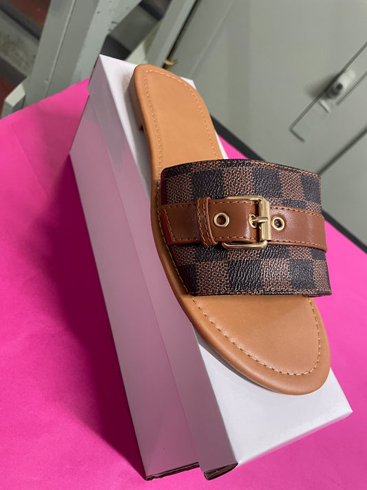 LV inspired Sandals