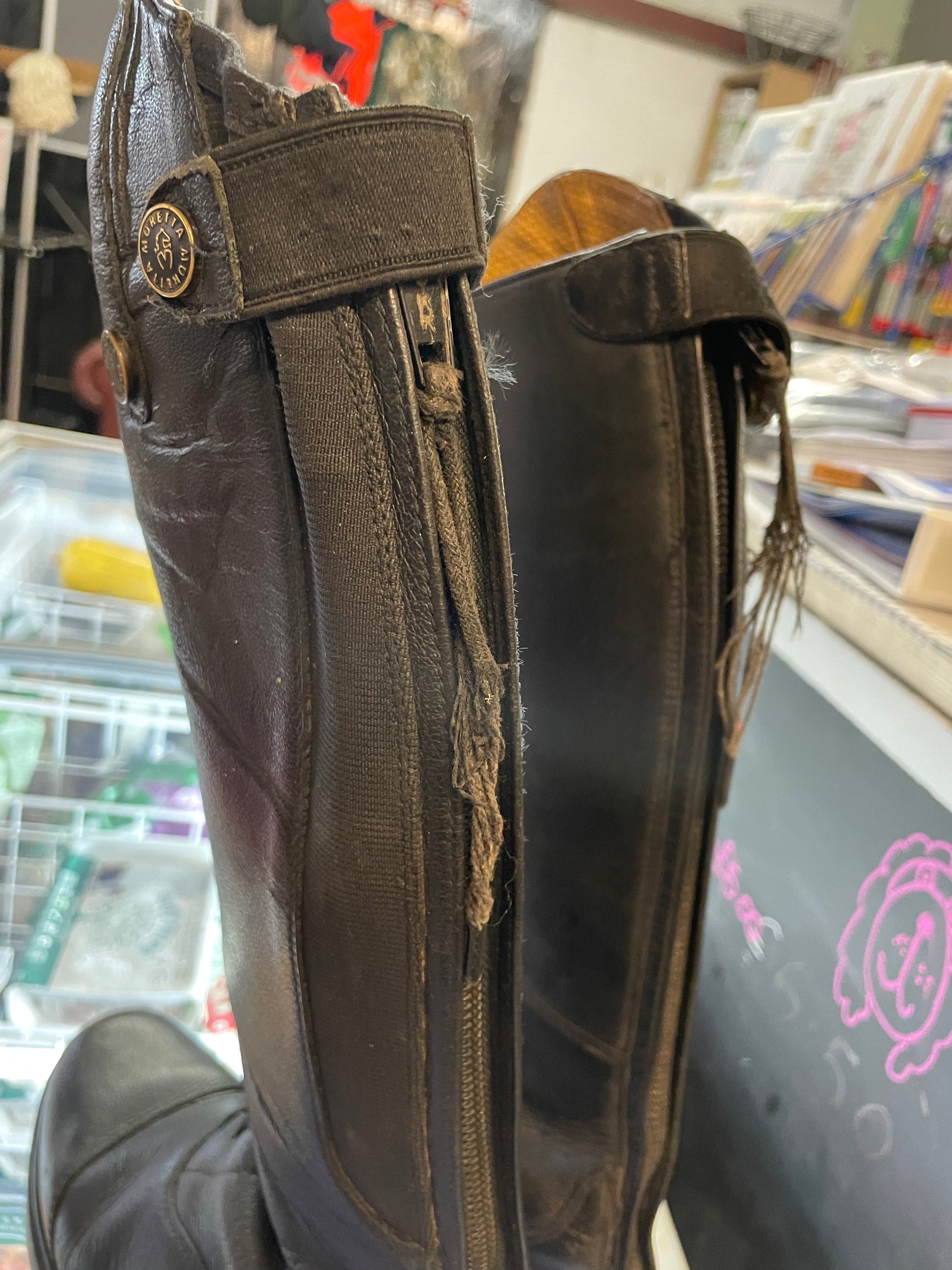 Long riding boots size 3 hot sale